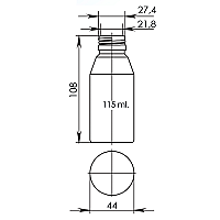 Банка БВП-115 (/2, коричневий)