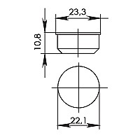 Насадка флакона ФВП1-250 (белый)
