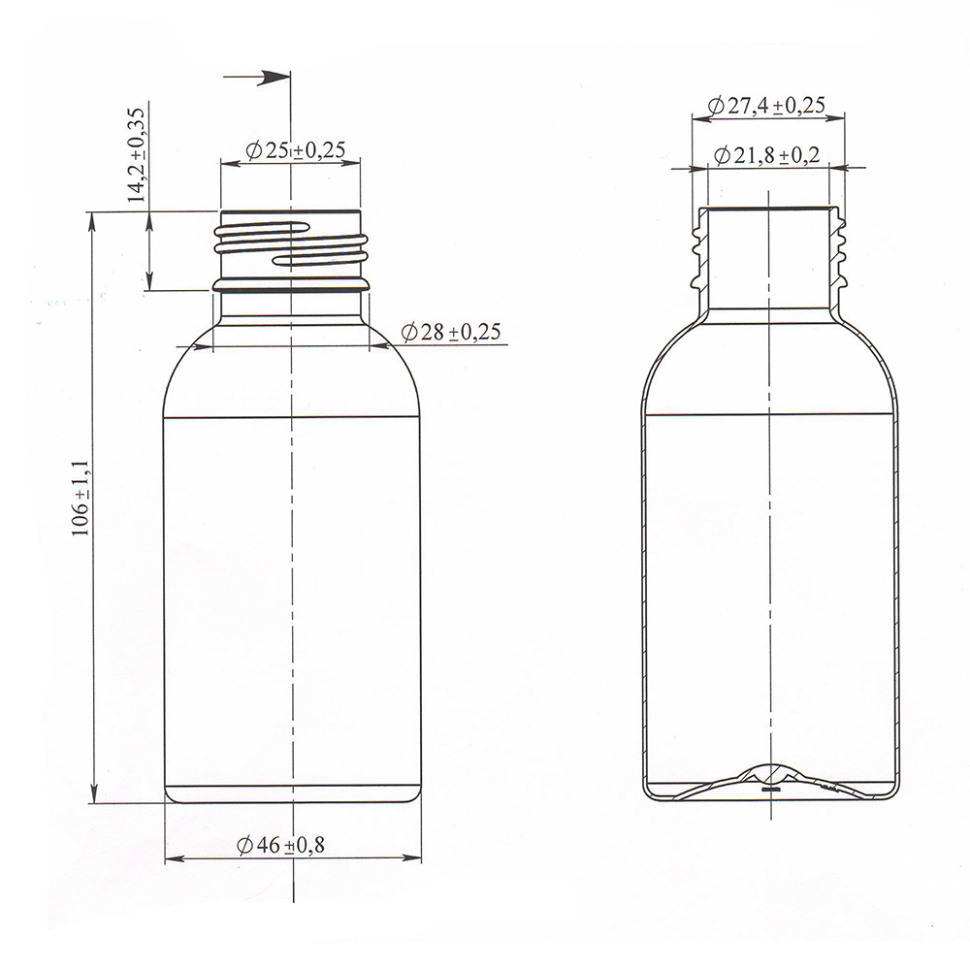 Банка БВП-125 (коричневий)