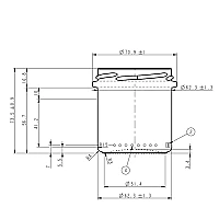 Банка стеклянная 167 ML PATRICIA