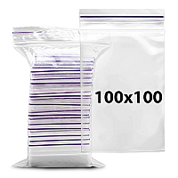 Пакет із замком 100х100 (Zip-Lock) (100 шт. упаковка)