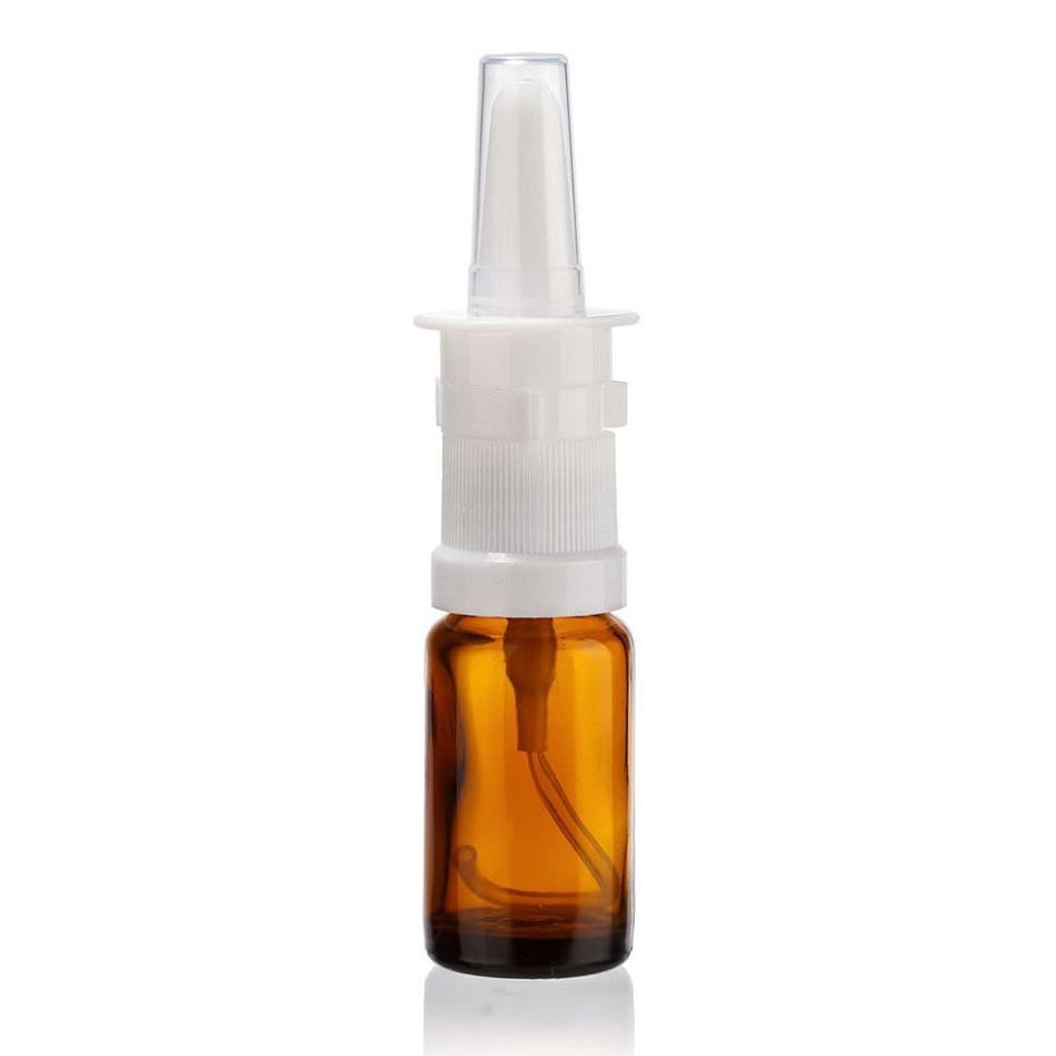 Флаконы стеклянные коричневого цвета с винтовой горловиной 10 мл, DIN18, для Л-С