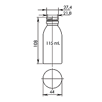 Банка БВП-115 (прозора)