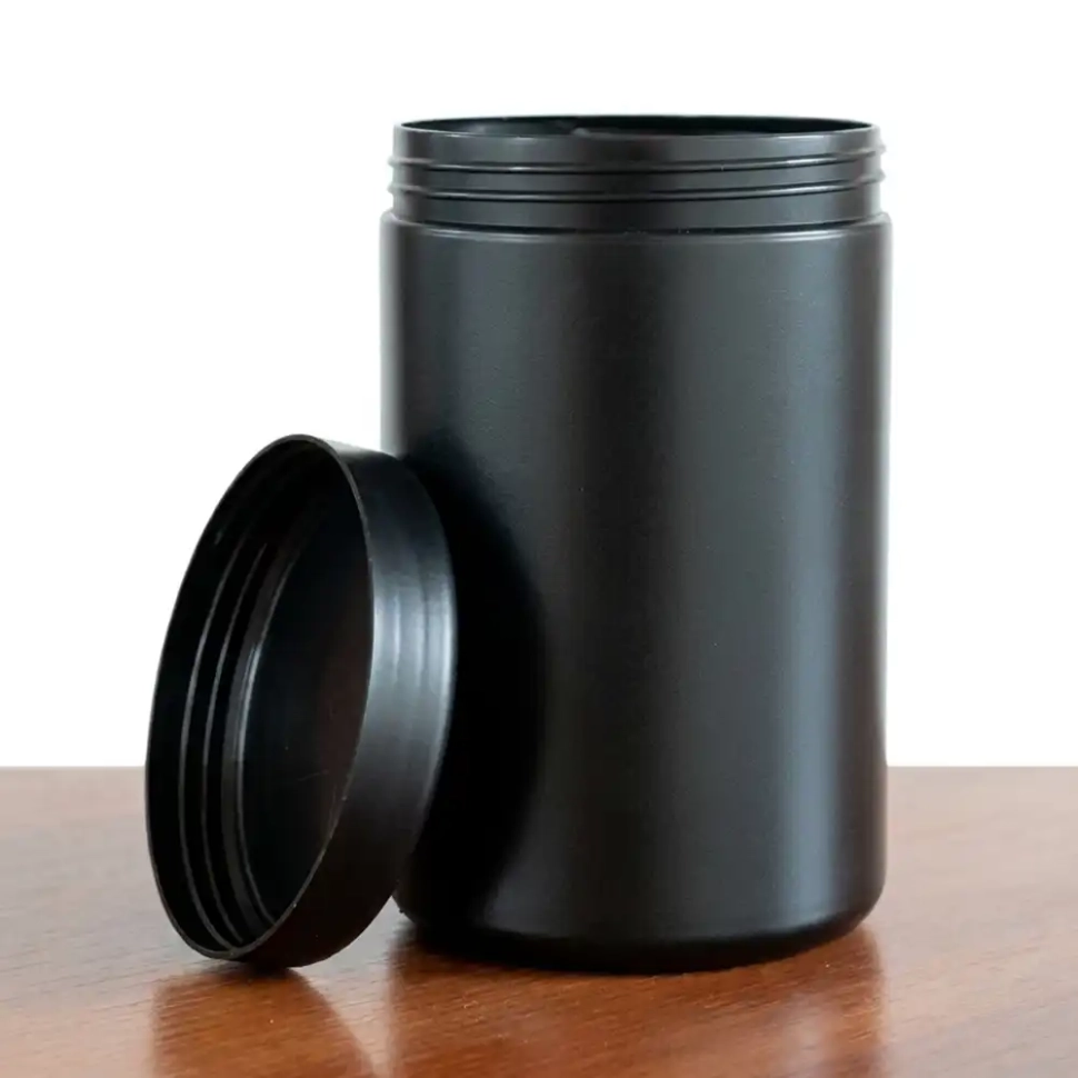 Банка ПЕ, модель 603А, 1 л, Чорний