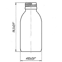 Банка БВК-В-125-27-01-ОС (стеклянные флаконы 125 мл)