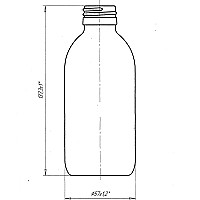 Банка БВк-В-200-27-ОС (стеклянные флаконы 200 мл)