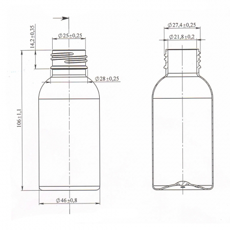 Банка БВП-125 (коричневий)