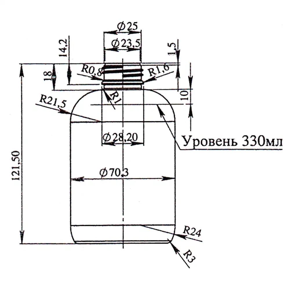 Флакон ФПН-330 (РЕ)