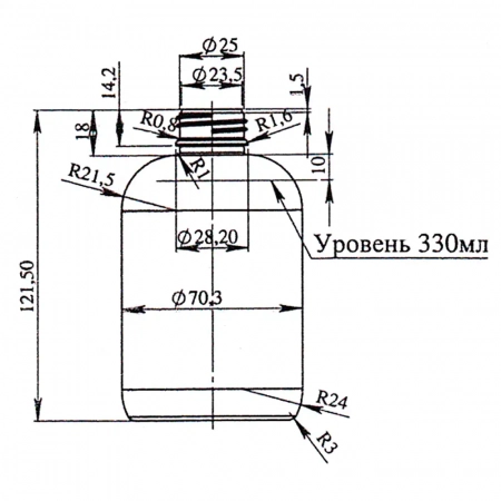 Флакон ФПН-330 (РЕ)
